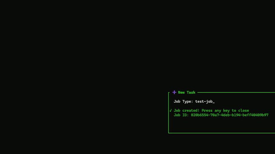 odd-demonstration’s terminal dashboard, the Distributed Task Observatory, updating live.